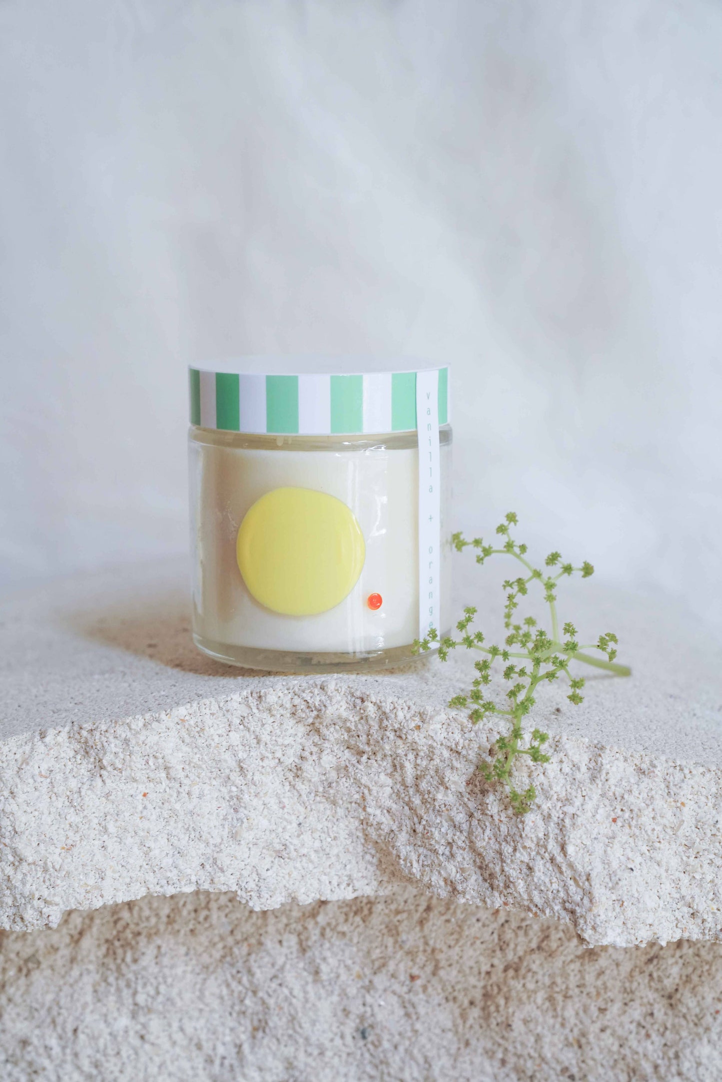 to:from - VANILLA AND ORANGE CANDLE