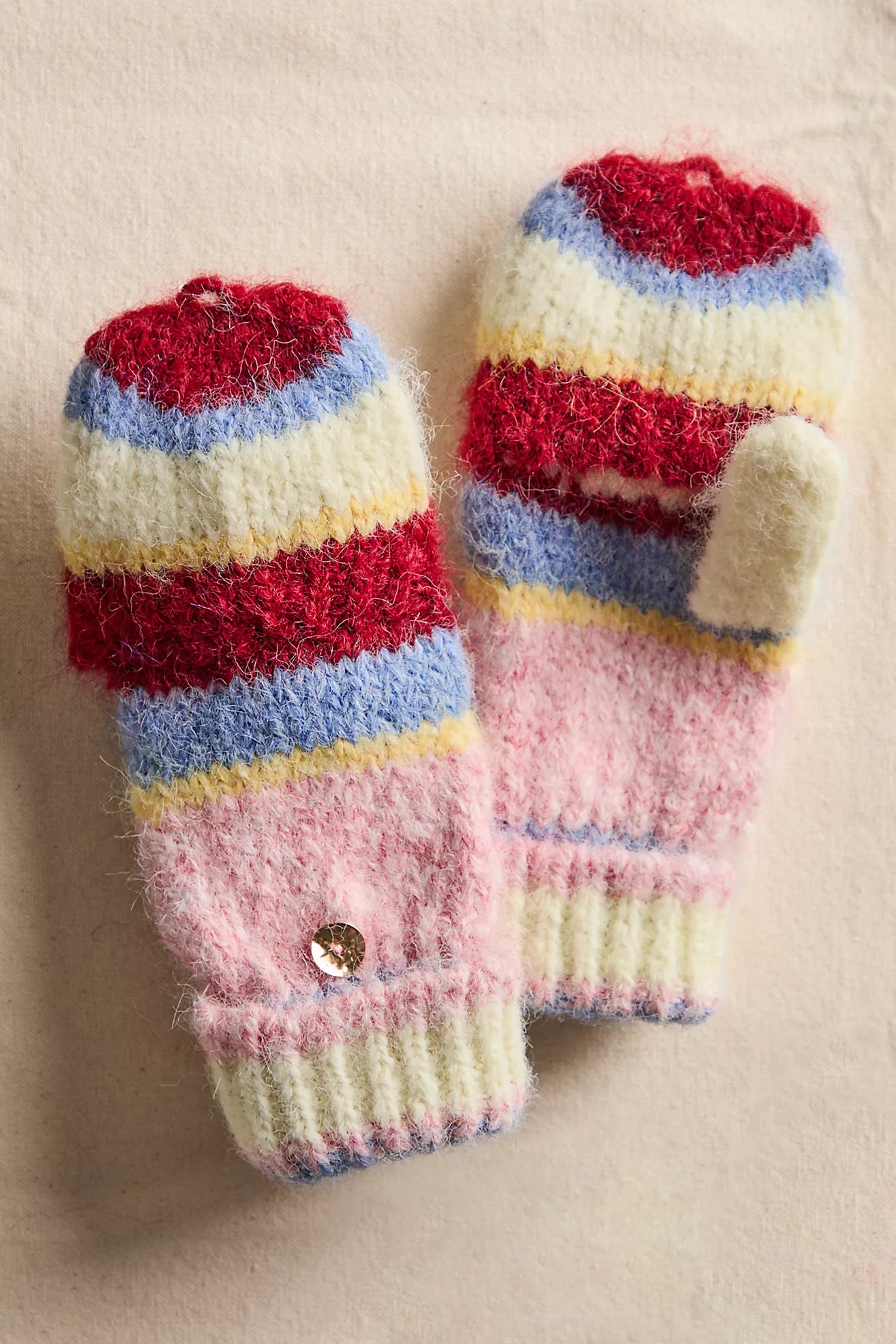 Free People Stripe Gloves