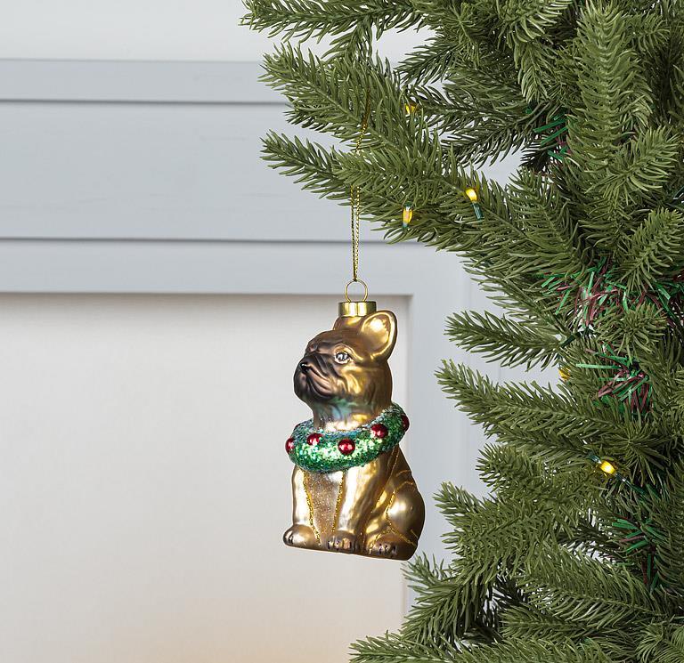 Ornament - Sitting Bulldog