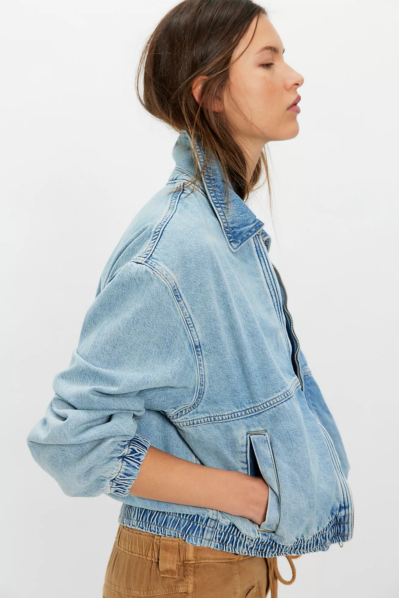 Free People Birdie Denim Jacket
