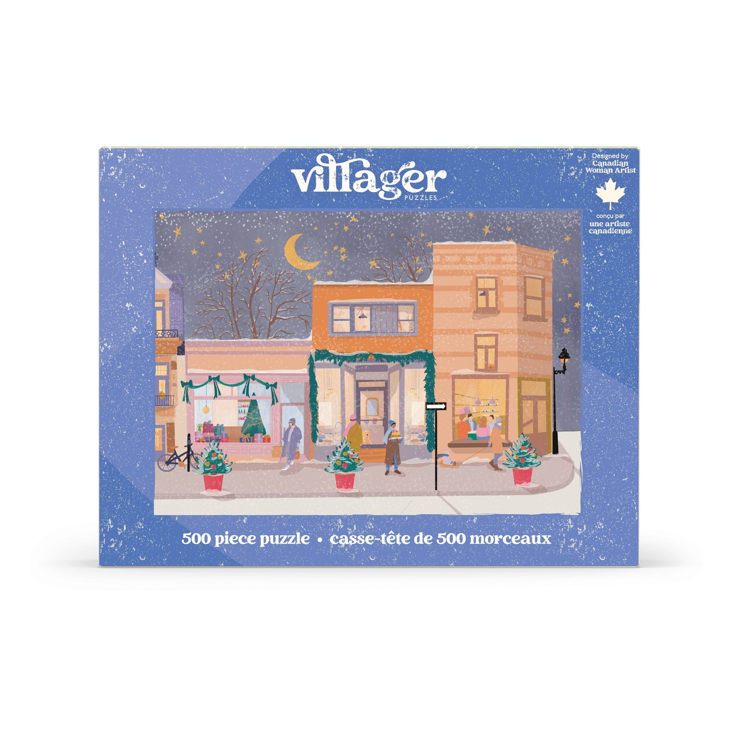 Holiday Streets | 500-Piece Puzzle | Designed in Canada