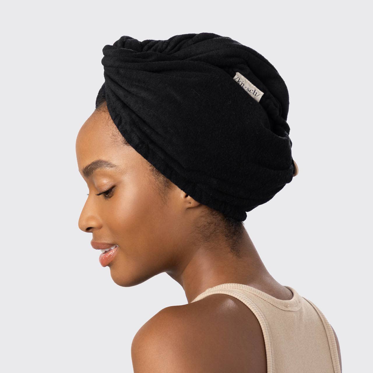 Hair Towel - Eco Black