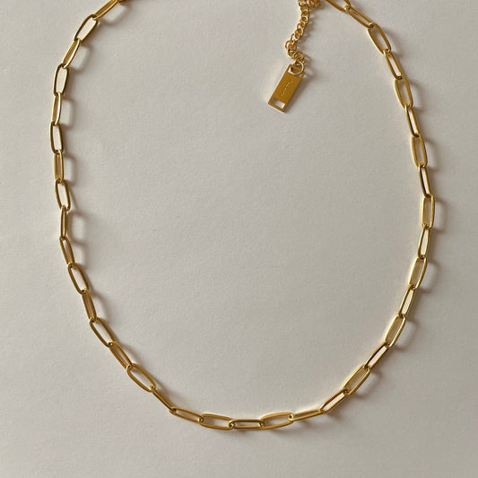 Necklace - Paperclip - Gold