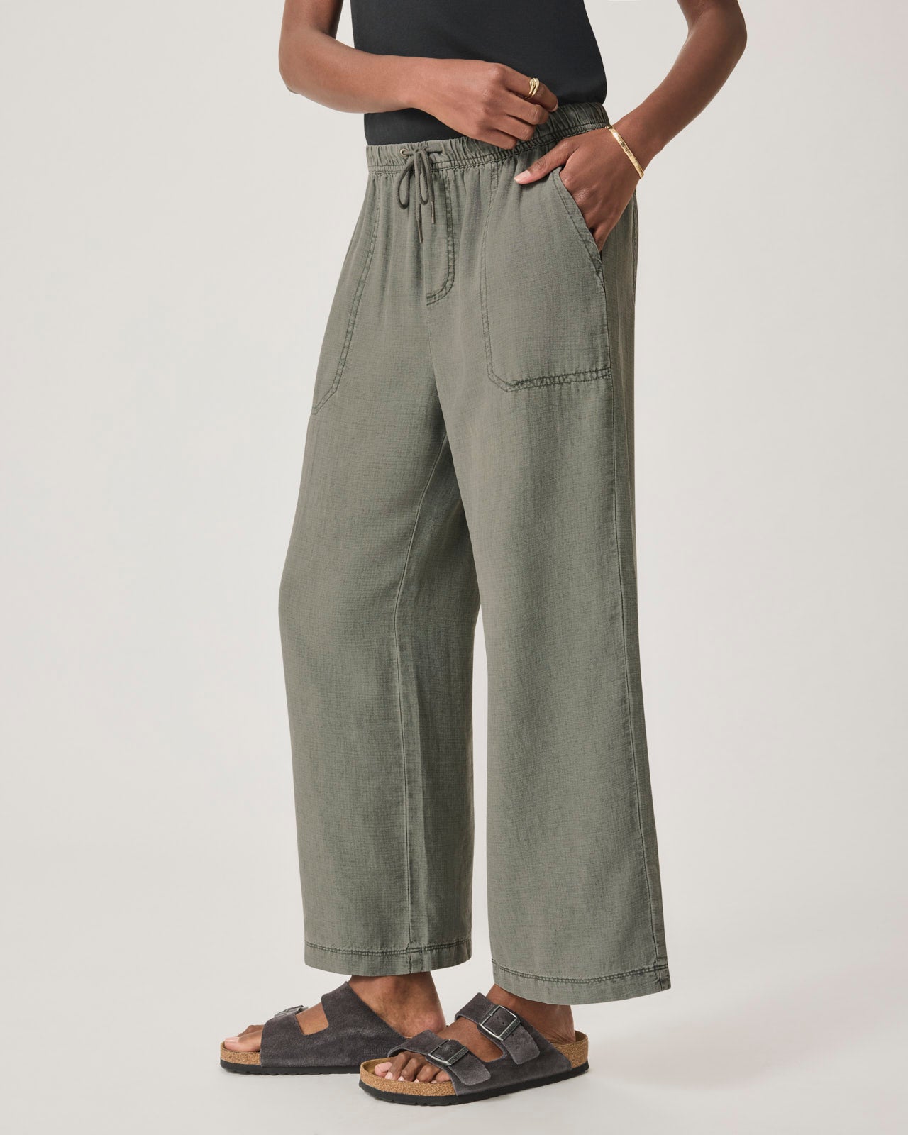 Splendid Angie Crop Wide Leg Pant