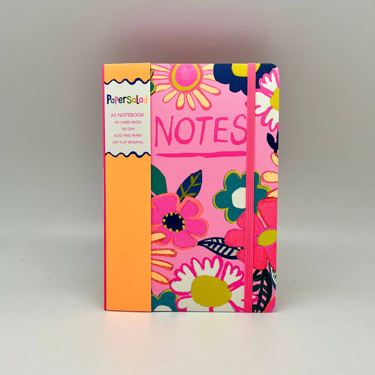 Notebook Notes Flowers Stationery