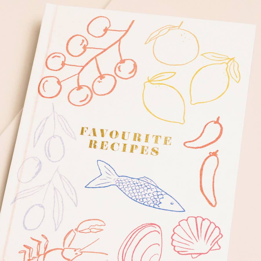 Favourite Recipes Cookbook Journal