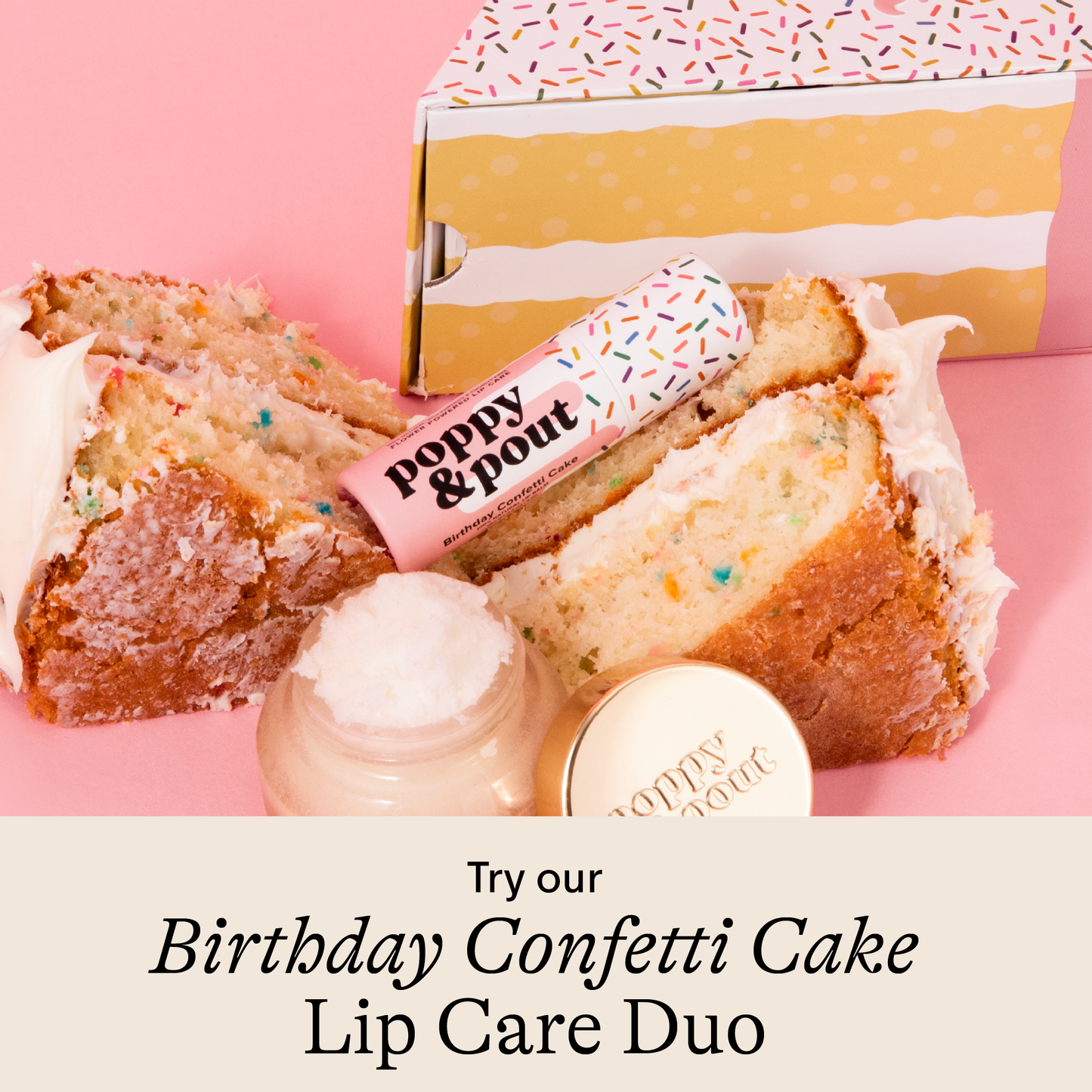 Lip Balm - Birthday Confetti Cake