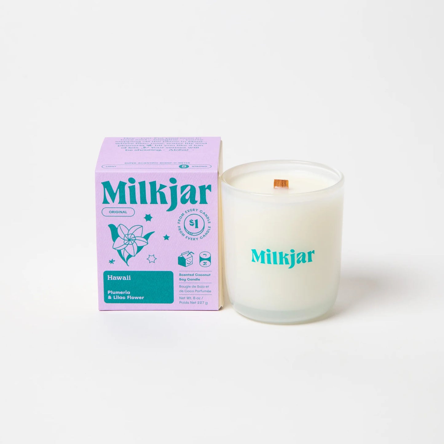 Milkjar Candle Co. - Soy 8 oz Candle - Hawaii