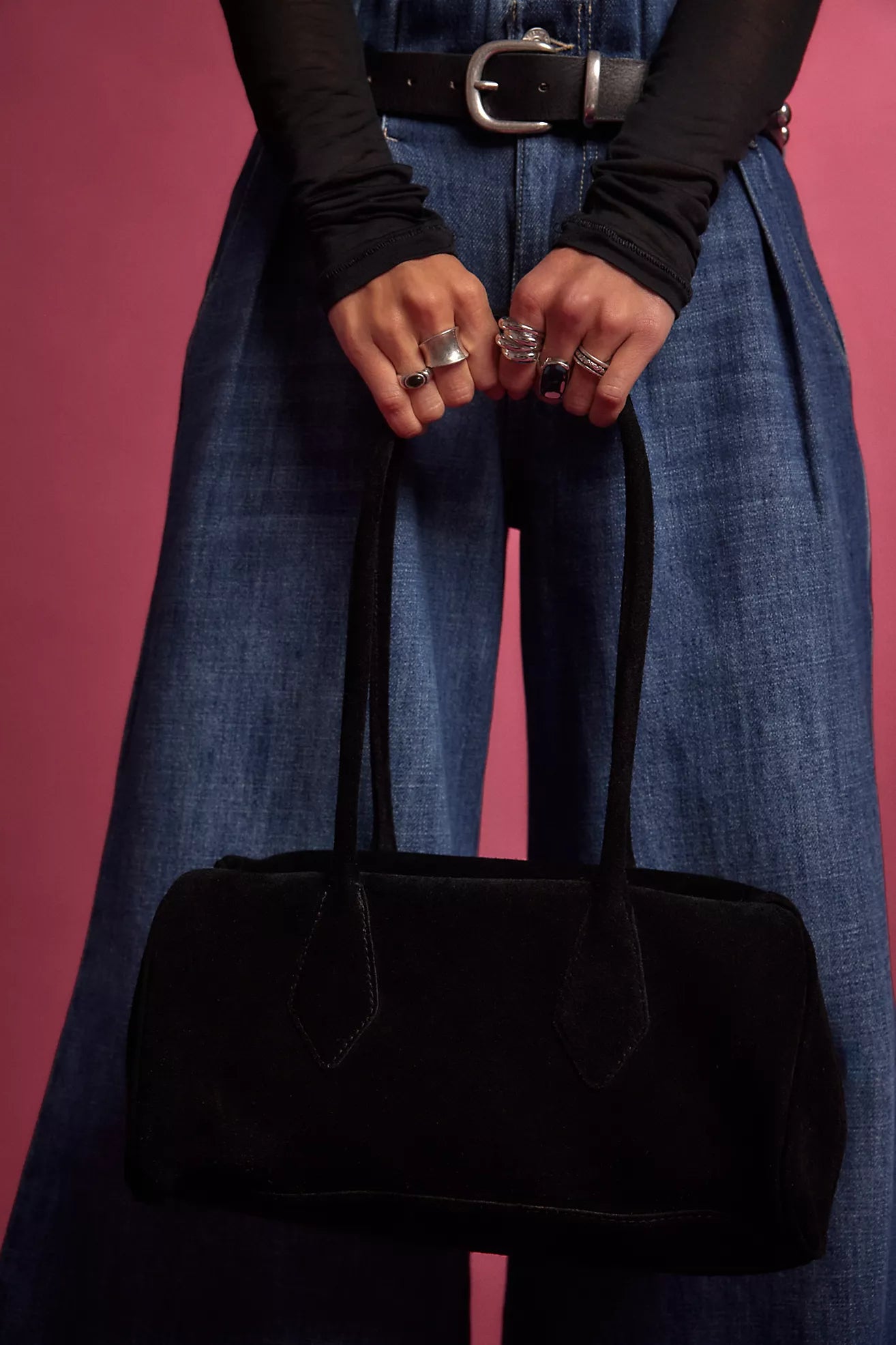 FP Sierra Suede Shoulder Bag