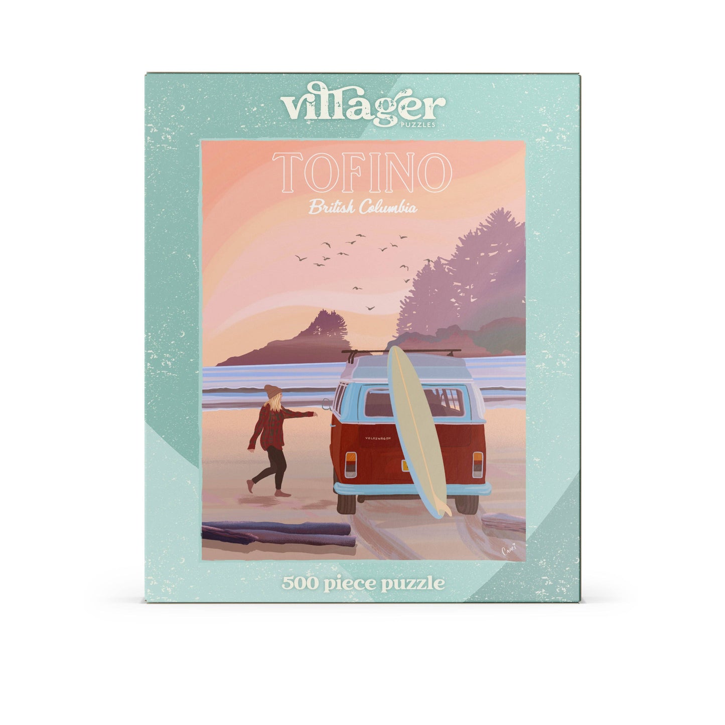 Tofino Surf l 500-Piece Puzzle | Designed by BC Artist