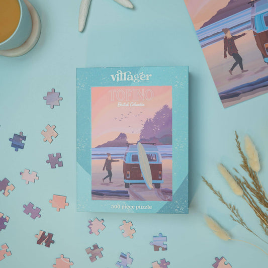 Tofino Surf l 500-Piece Puzzle | Designed by BC Artist