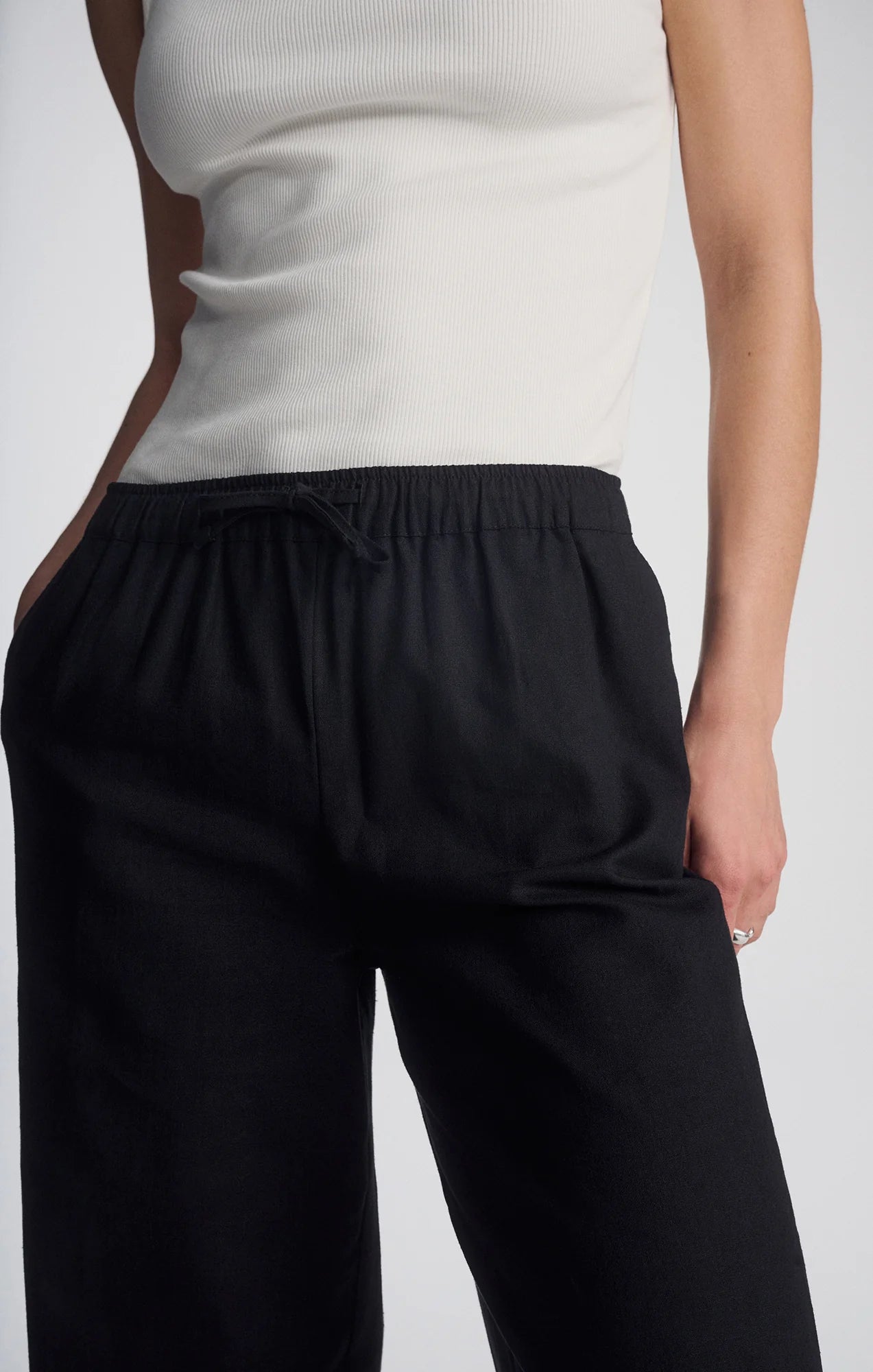 Mavi Woven Straight Leg Pant