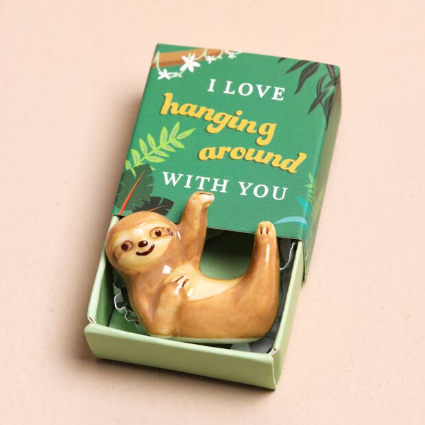 Tiny Matchbox Ceramic Tokens: Bee