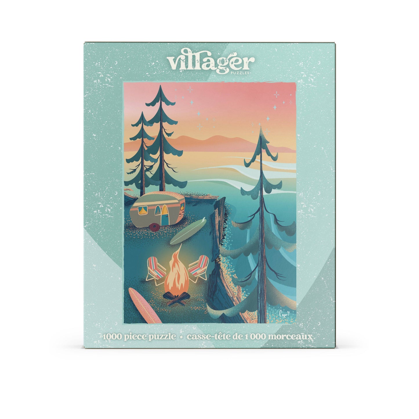 Coastal Camping l 1000-Piece Puzzle | Designed in BC Canada