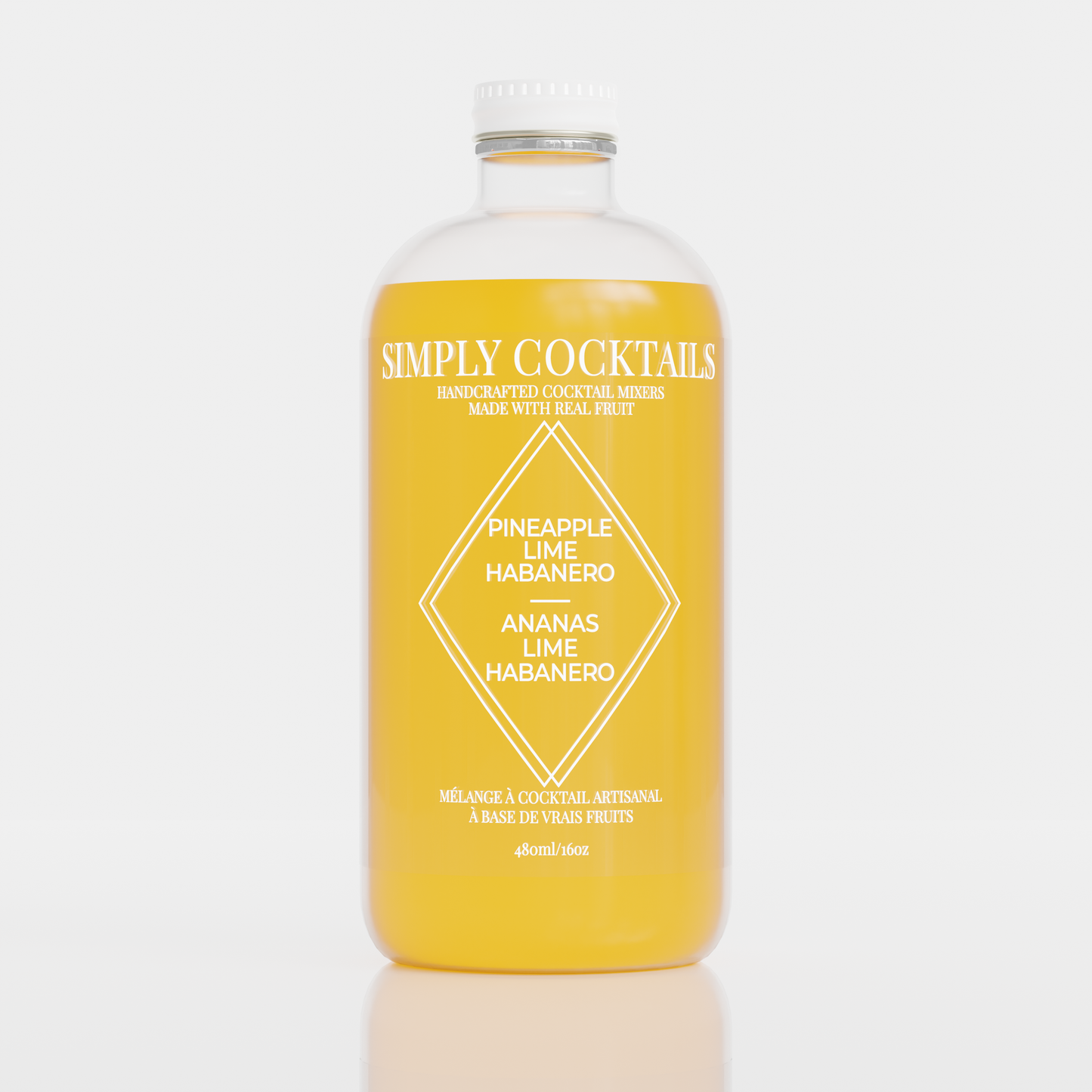 Simply Cocktails - Pineapple Habanero Margarita Mix - 16oz