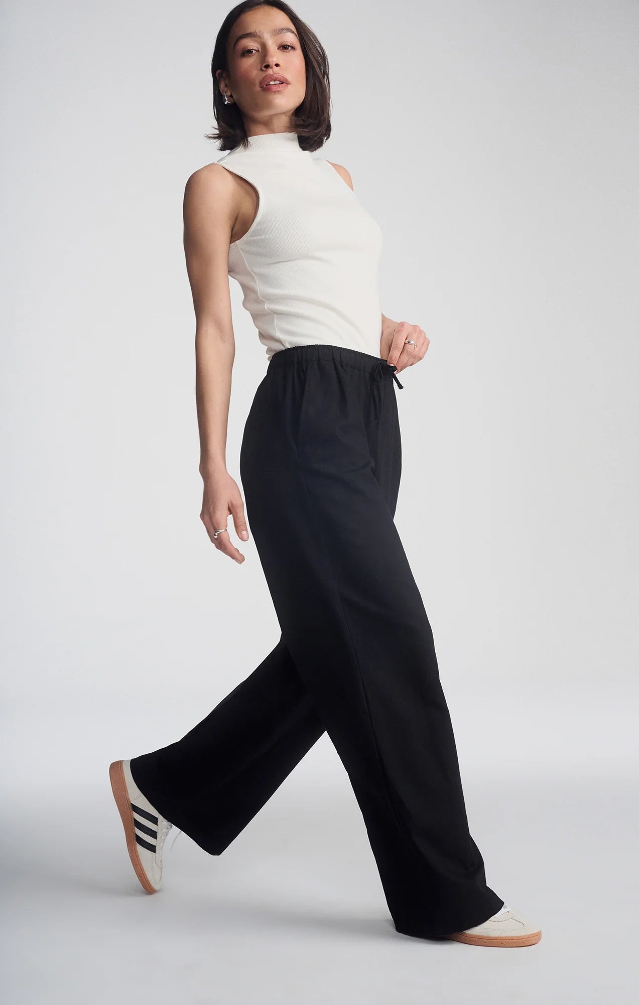Mavi Woven Straight Leg Pant