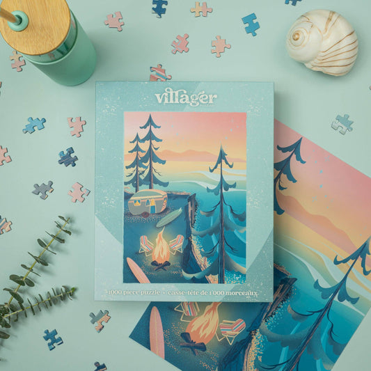 Coastal Camping l 1000-Piece Puzzle | Designed in BC Canada