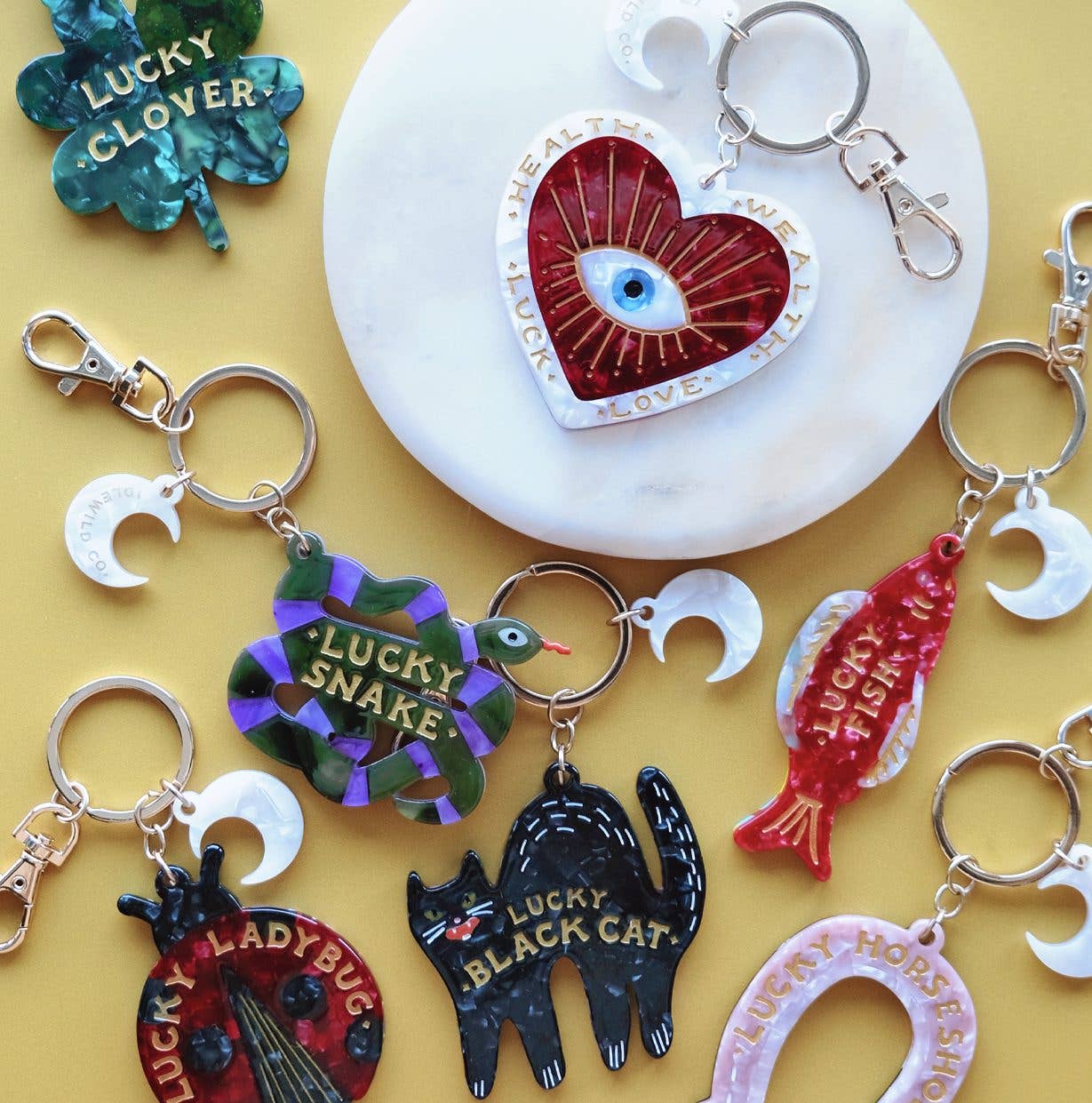 Bag Charm - Lucky | Heart