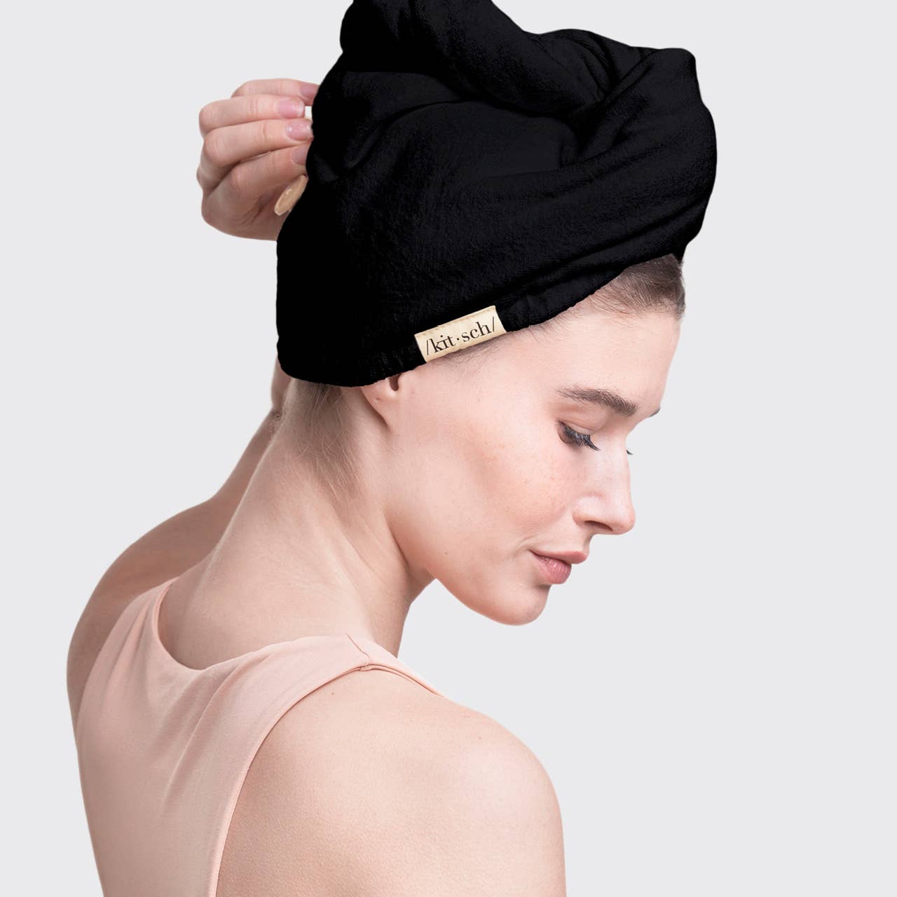 Hair Towel - Eco Black