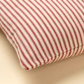 Red Ticking 24"x24" Cushion