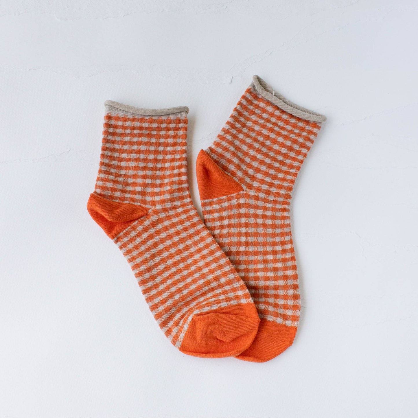 Picnic Mid Crew Socks: Mauve