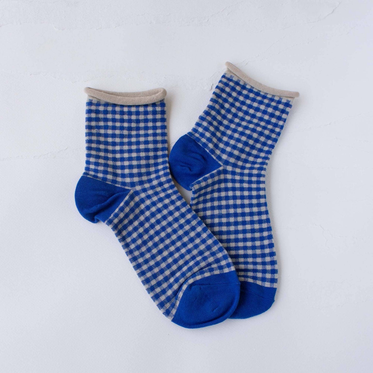 Picnic Mid Crew Socks: Mauve