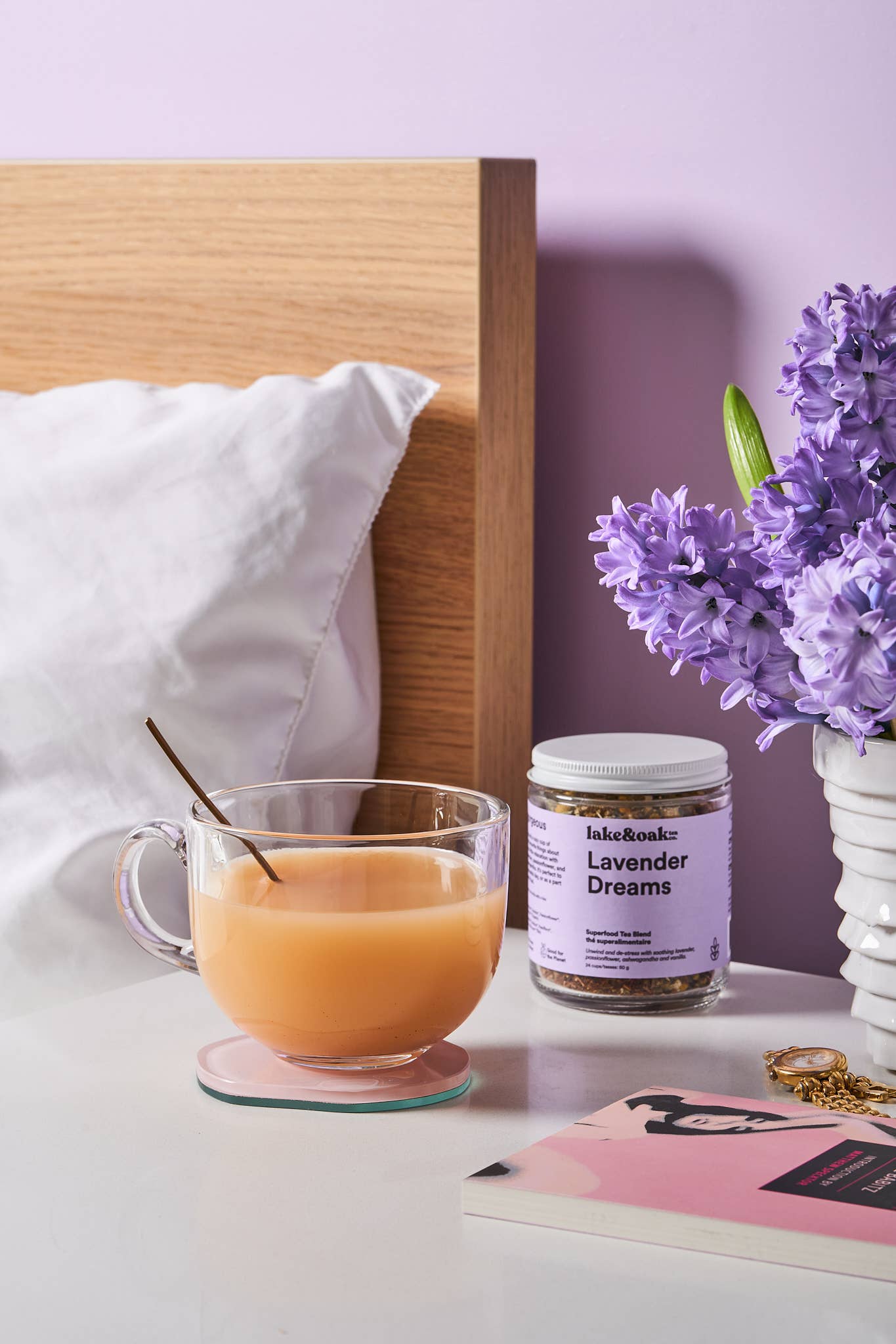 Lavender Dreams - Superfood Tea Blend: Pyramid Tea Bags - Retail Canister