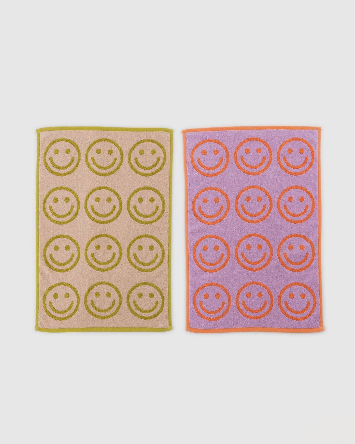 Hand Towel Set of 2 - Happy Lilac and Ochre