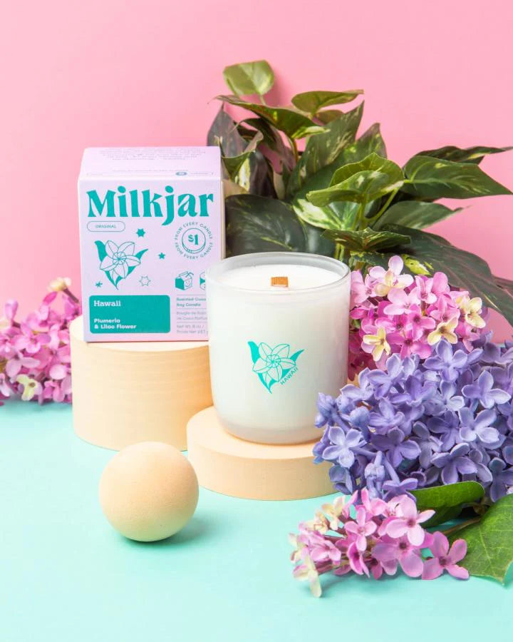 Milkjar Candle Co. - Soy 8 oz Candle - Hawaii