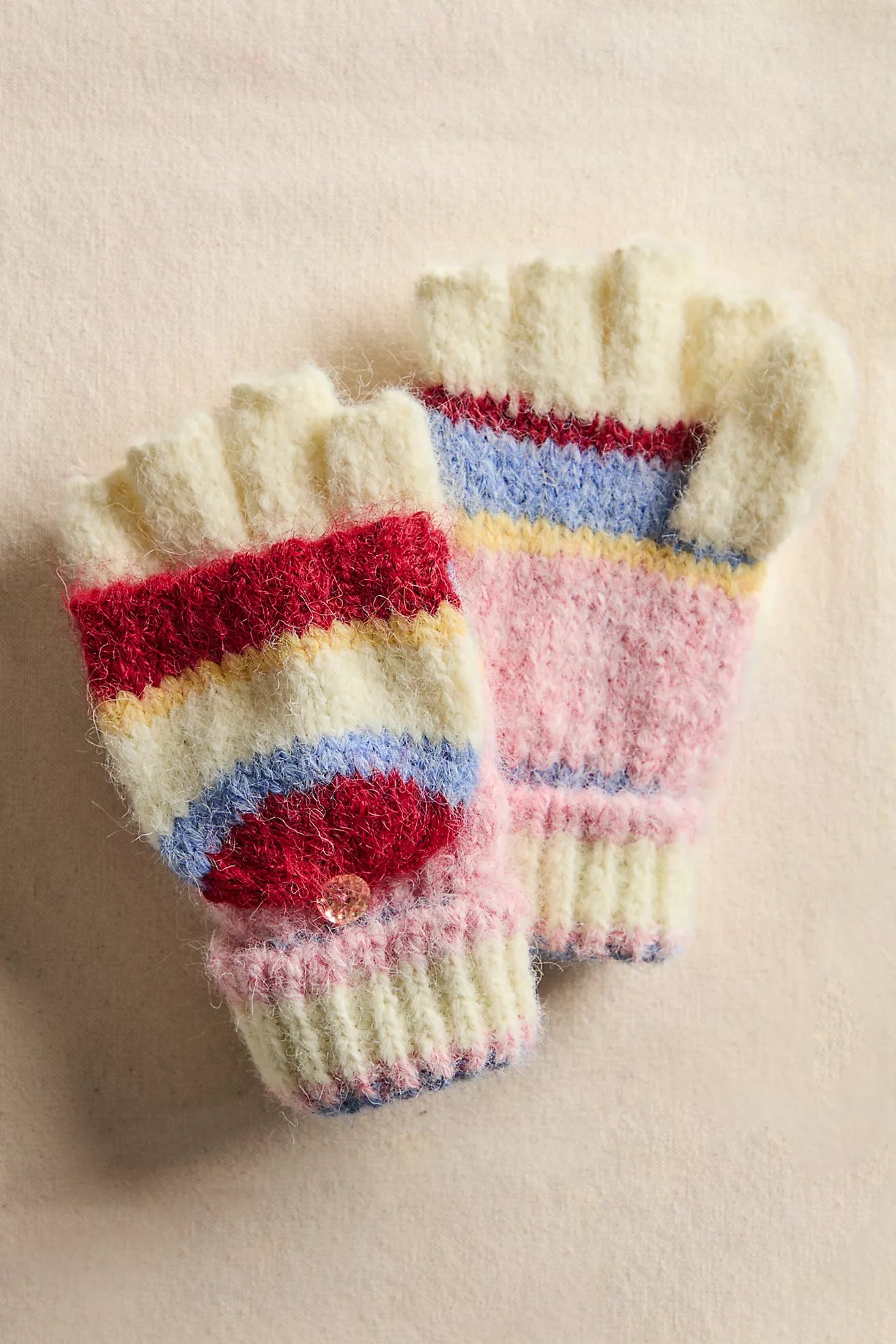 Free People Stripe Gloves