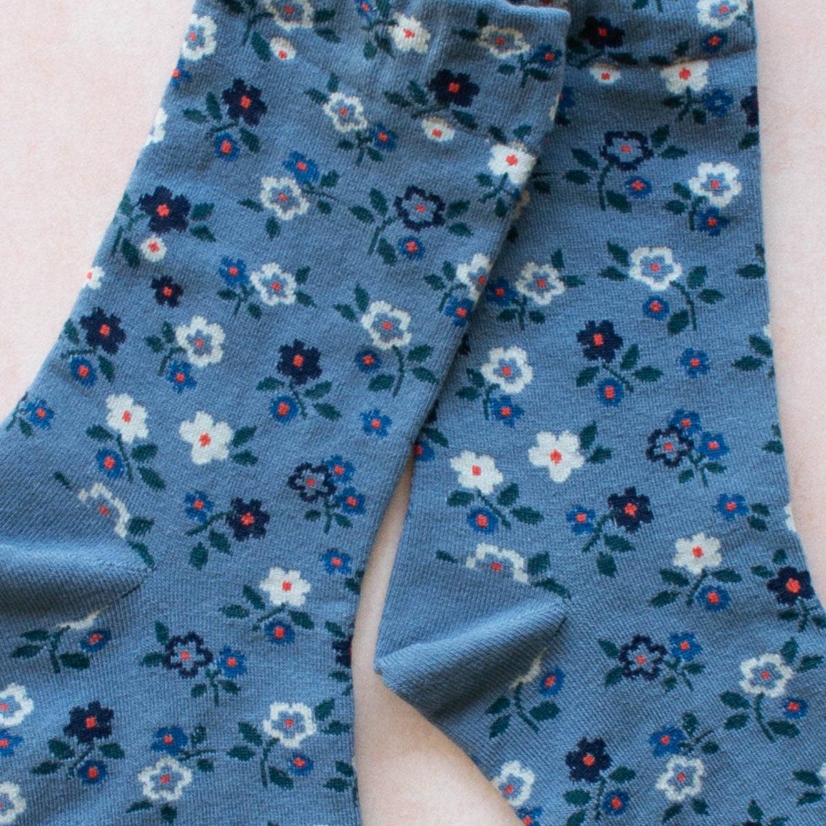 Garden Flower Socks: Pink