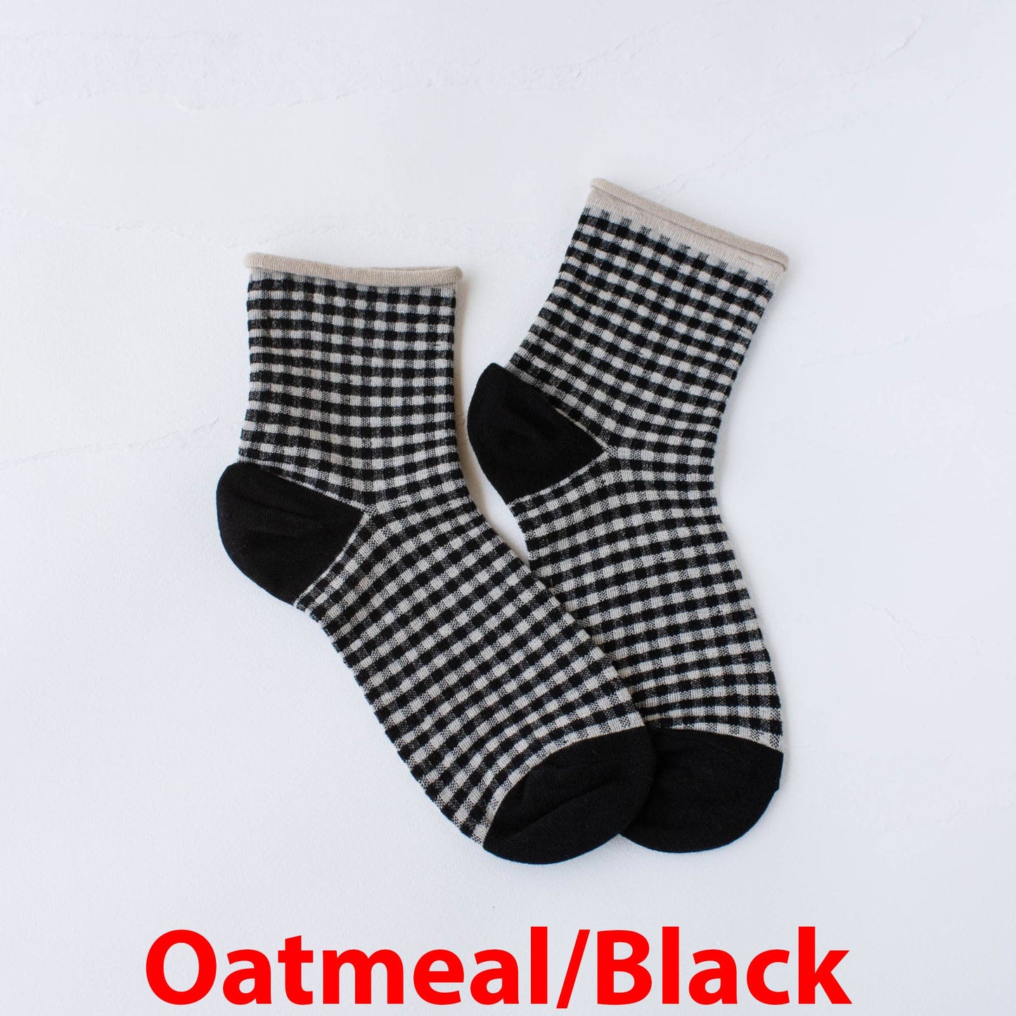 Picnic Mid Crew Socks: Mauve