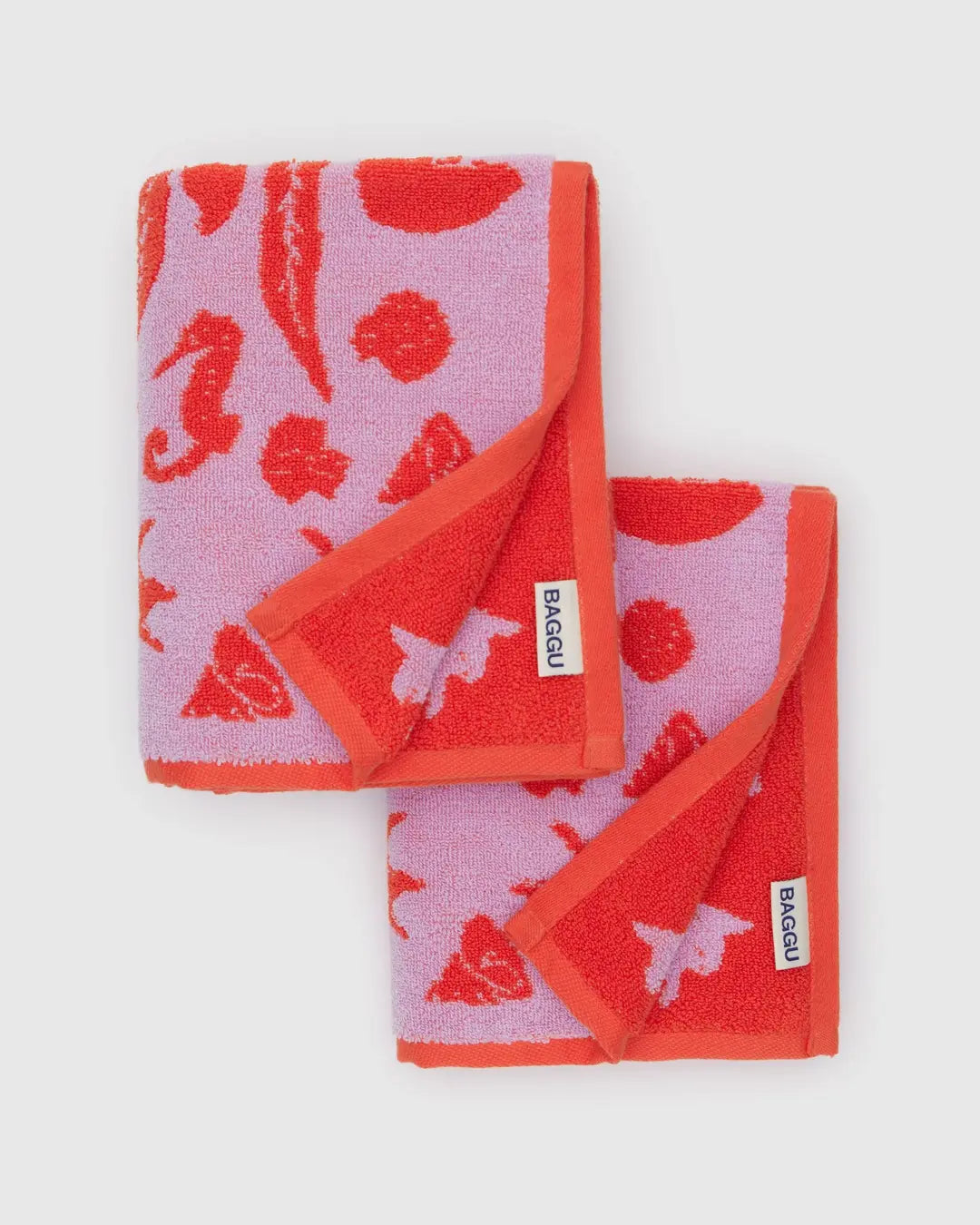 Hand Towel Set of 2 - Sea Shells