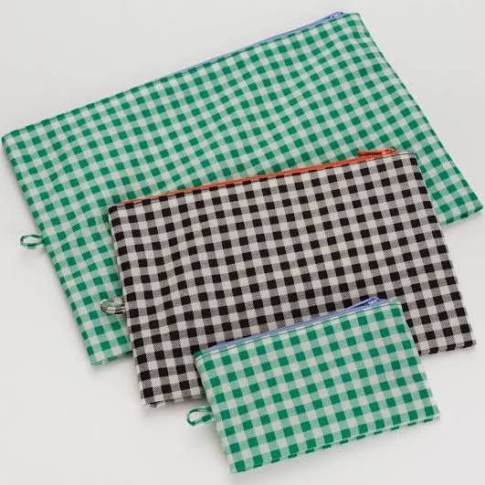 Go Pouch Set - Gingham