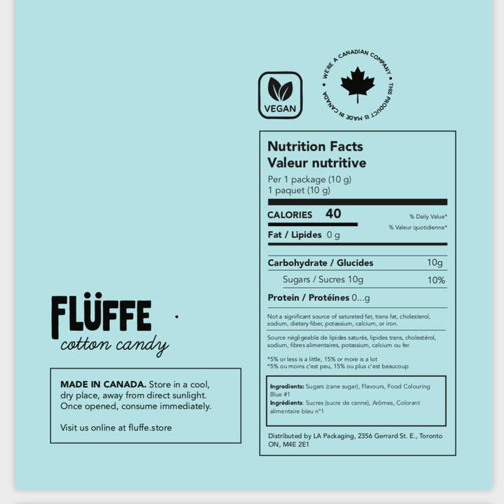 Flüffe Cotton Candy | Blue Raspberry