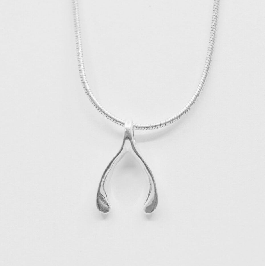 Lisa Fletcher - Sterling Silver Wishbone Necklace