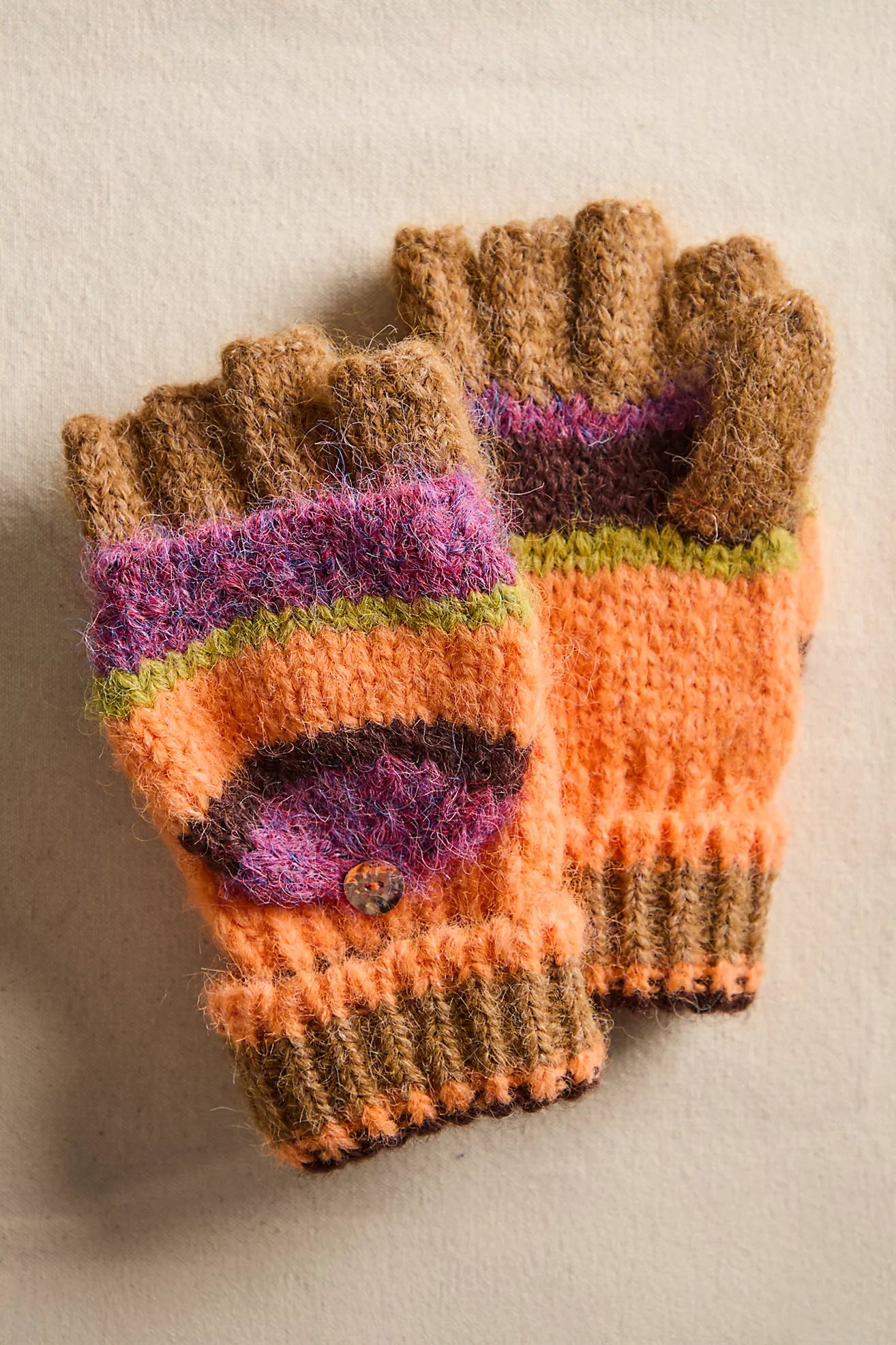 Free People Stripe Gloves