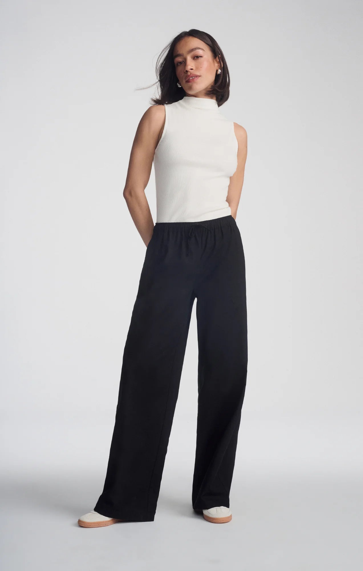Mavi Woven Straight Leg Pant