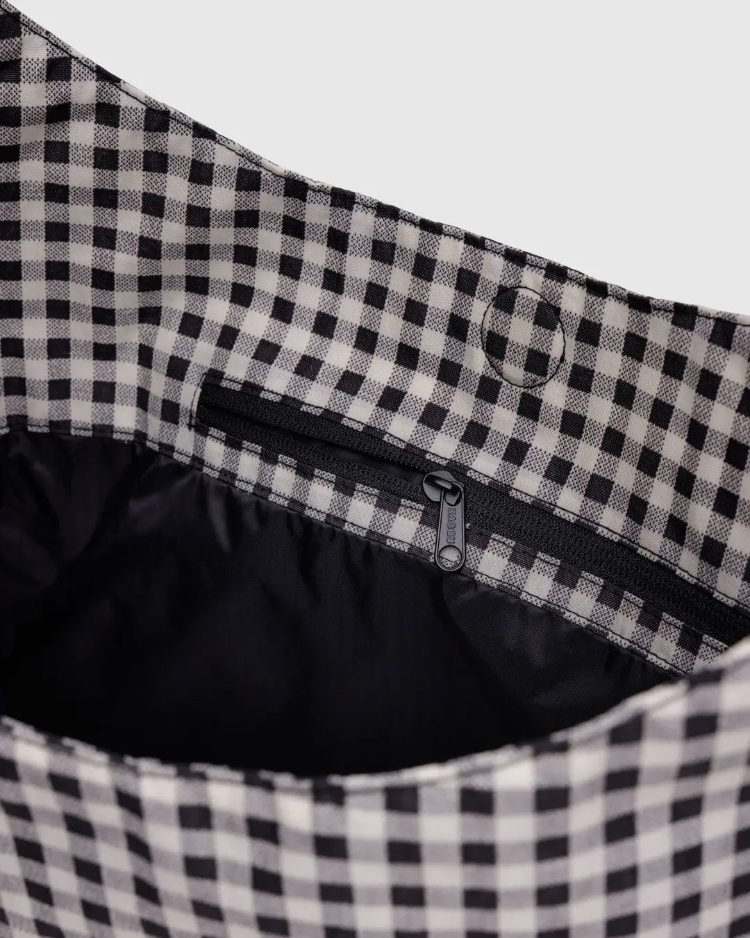 Sling Bag - Large - black/white gingham