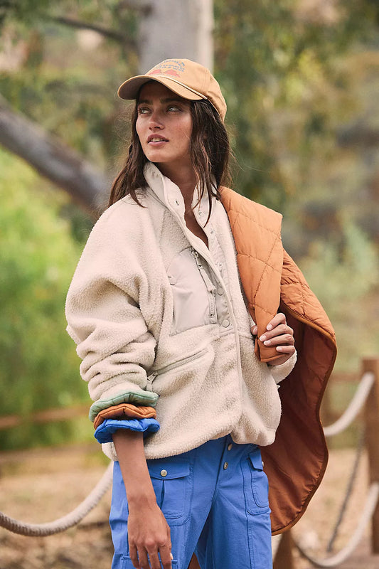 FP Hit The Slopes Fleece Jacket - Muted Beige