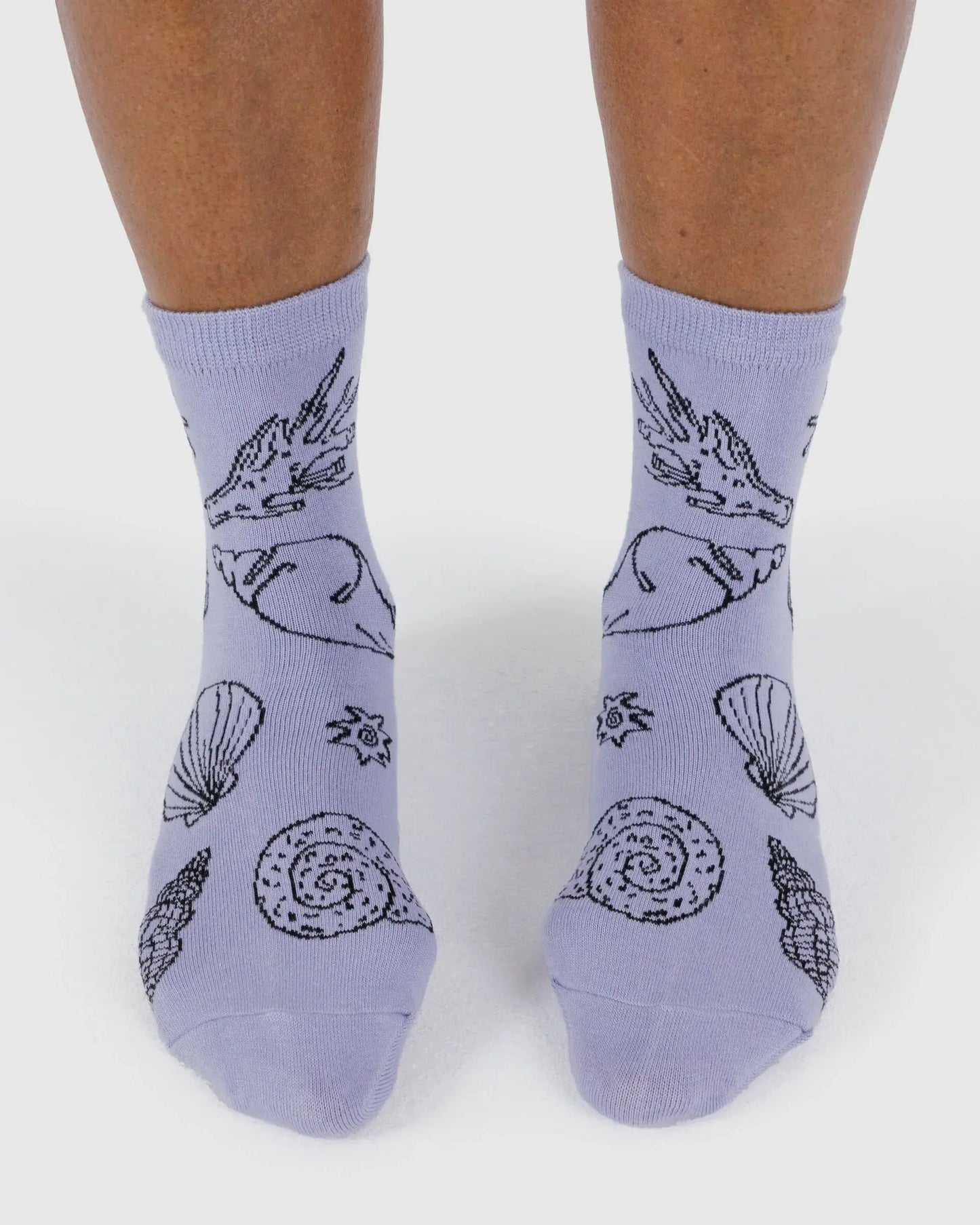 Sock Crew - Shells Light Blue