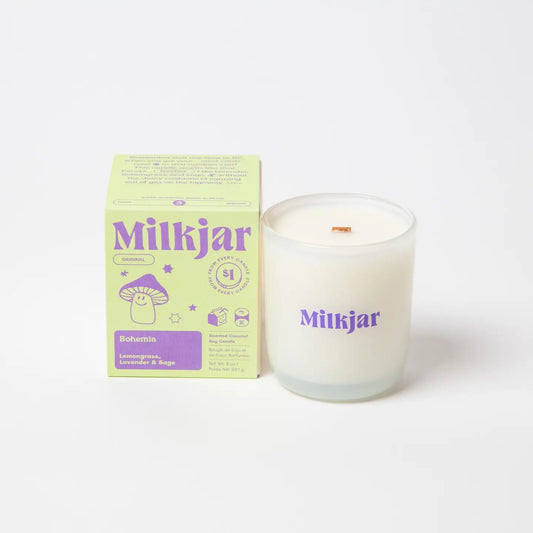 Milkjar Candle Co. - Soy 8oz Candle - Bohemia