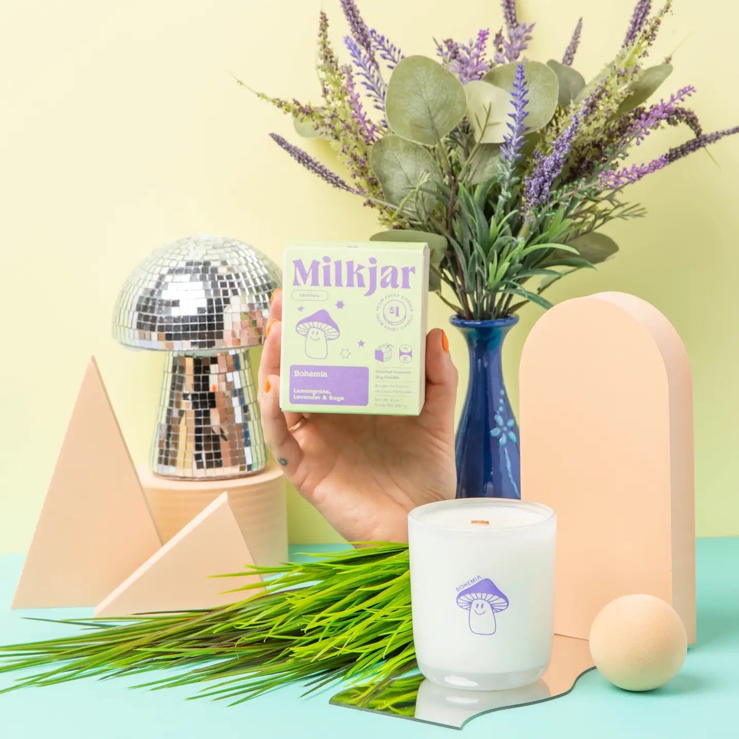 Milkjar Candle Co. - Soy 8oz Candle - Bohemia