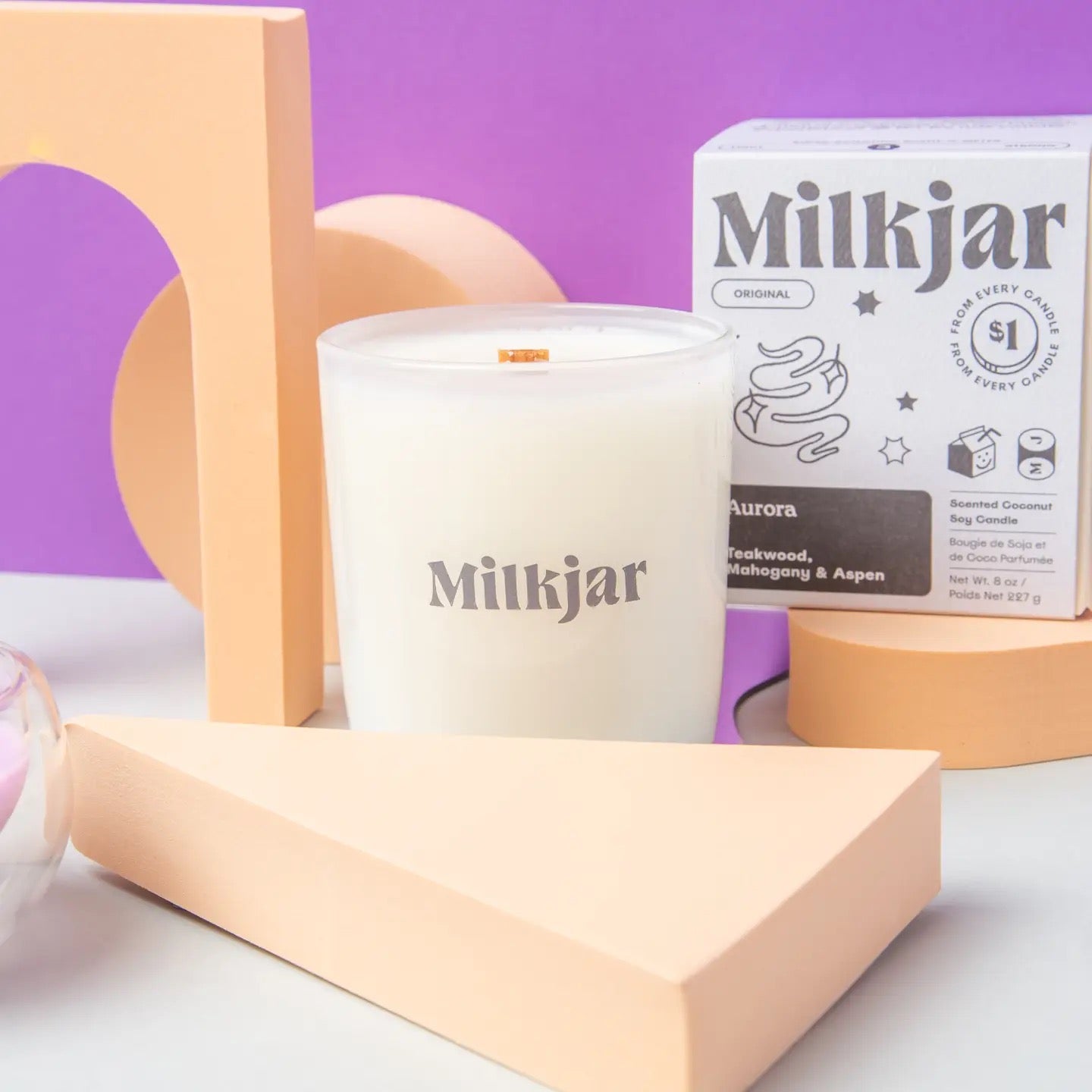 Milkjar Candle Co. - Soy 8oz Candle - Aurora