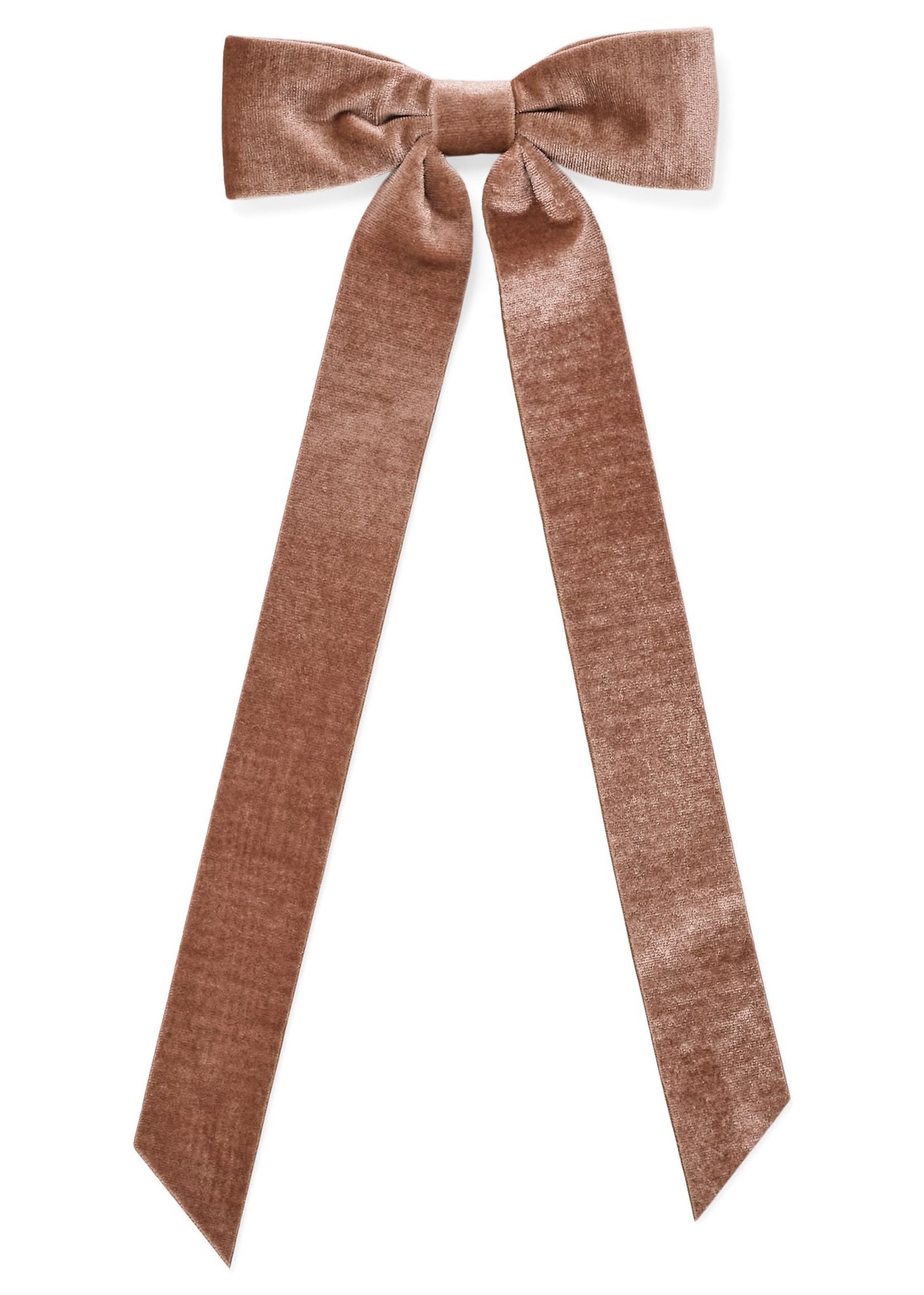 Bow with Clip - Brown