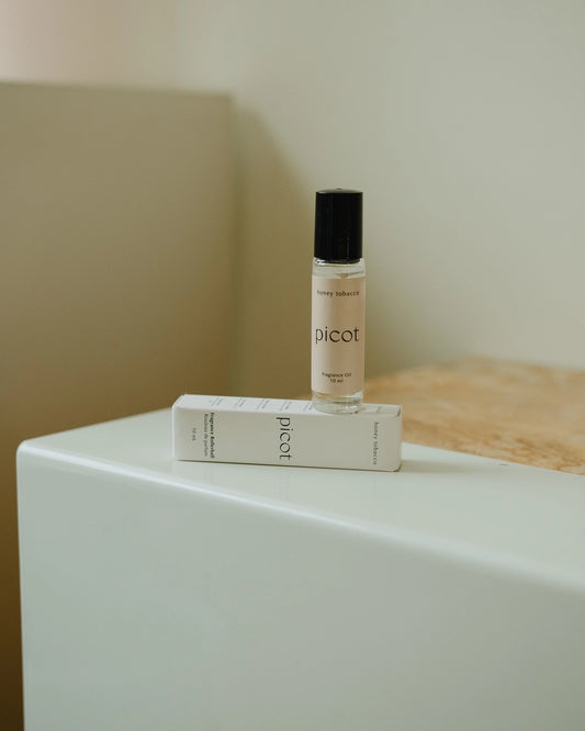 Honey Tobacco Fragrance Roller - Amethyst