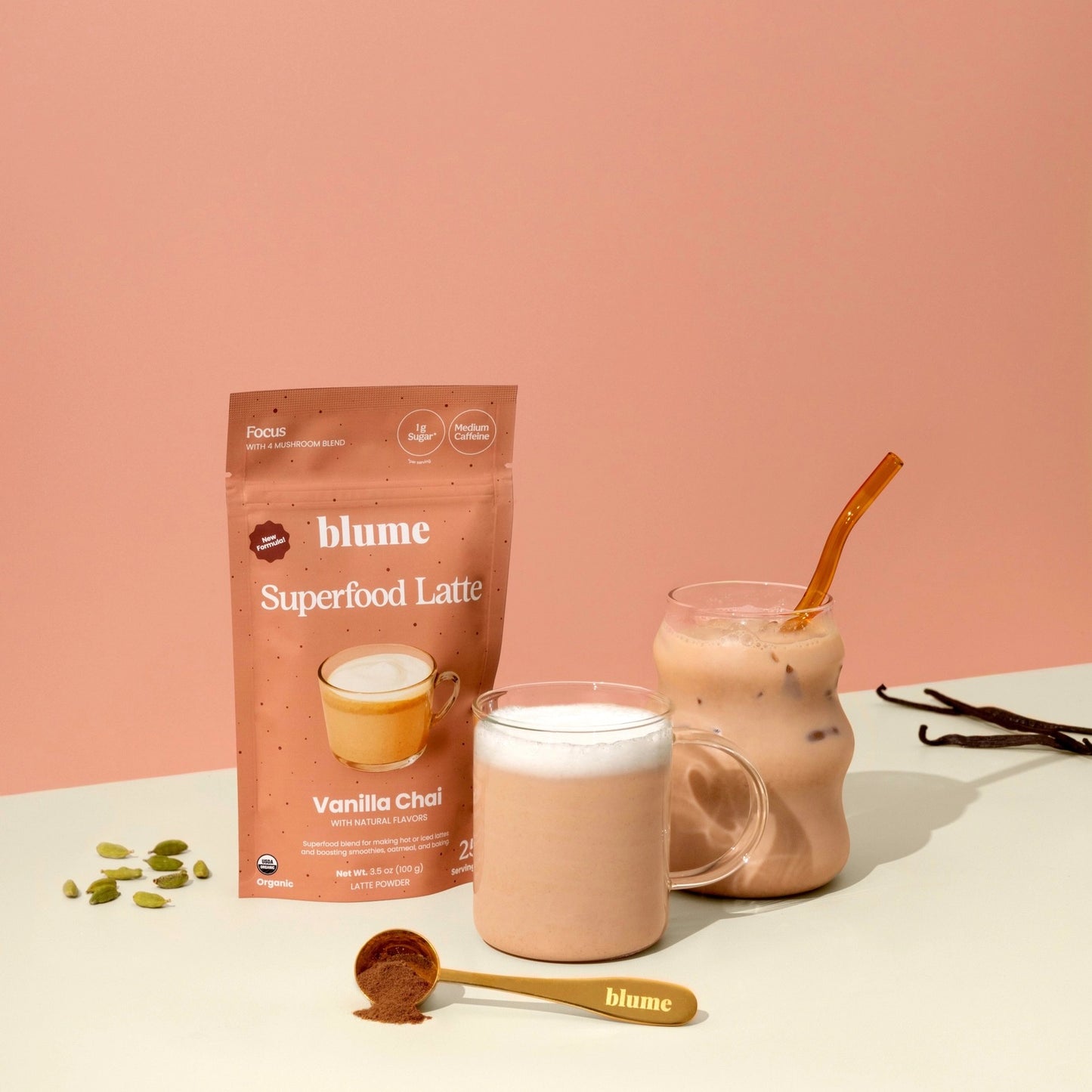 Superfood Latte Powder, Vanilla Chai Blend