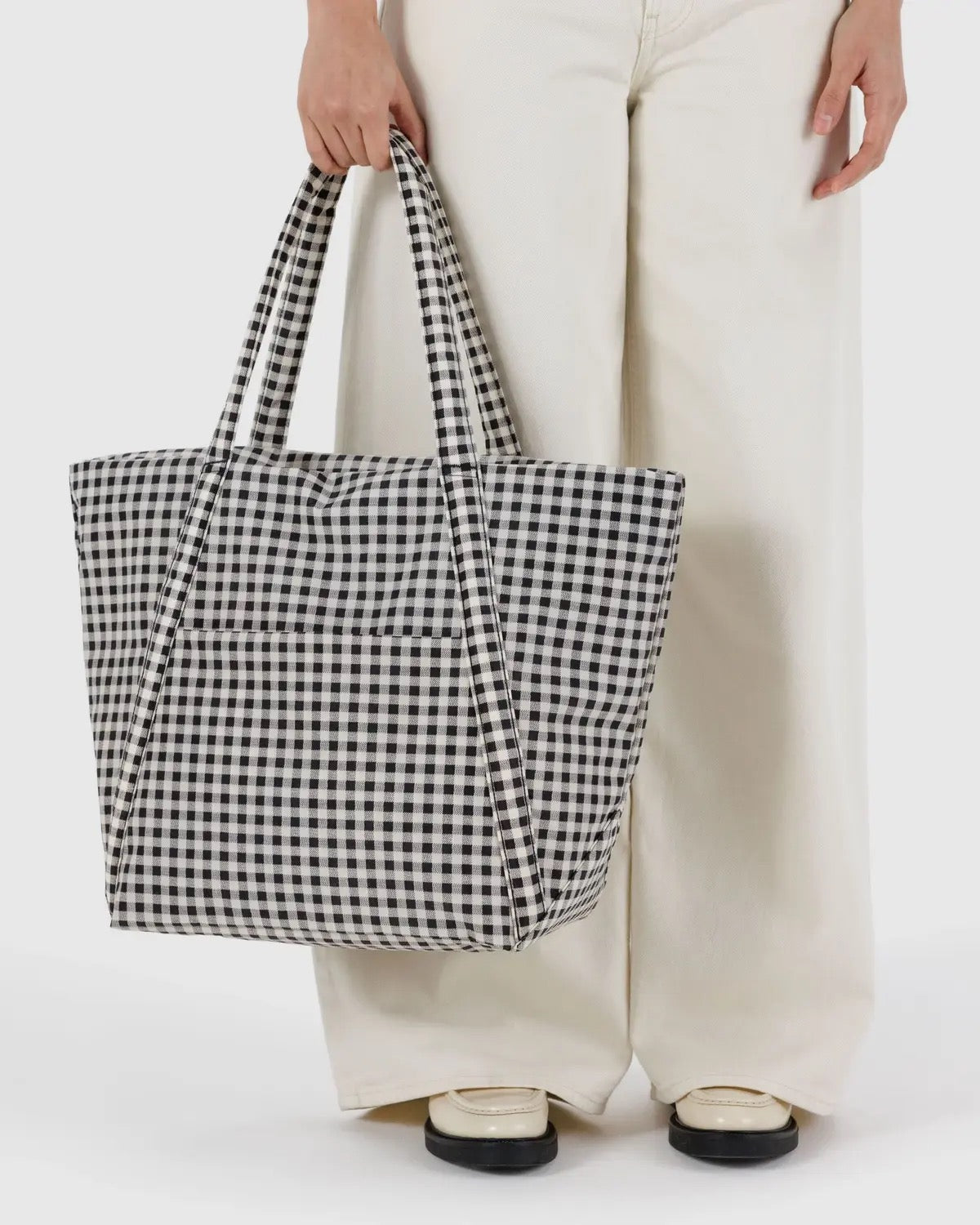 Cloud Bag - Black & White Gingham