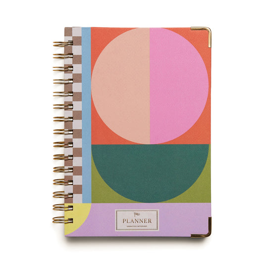 Undated Geo Checkered Planner