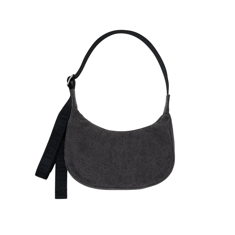 Small Crescent Bag - Denim
